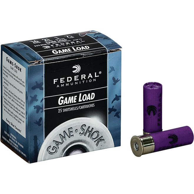 Federal Game-Shok Upland Load 16 Gauge 2.75 in. 1 oz. 7.5 Shot 25 rd. Federal Game-Shok Upland Load 16 Gauge 2.75 in. 1 oz. 7.5 Shot 25 rd.