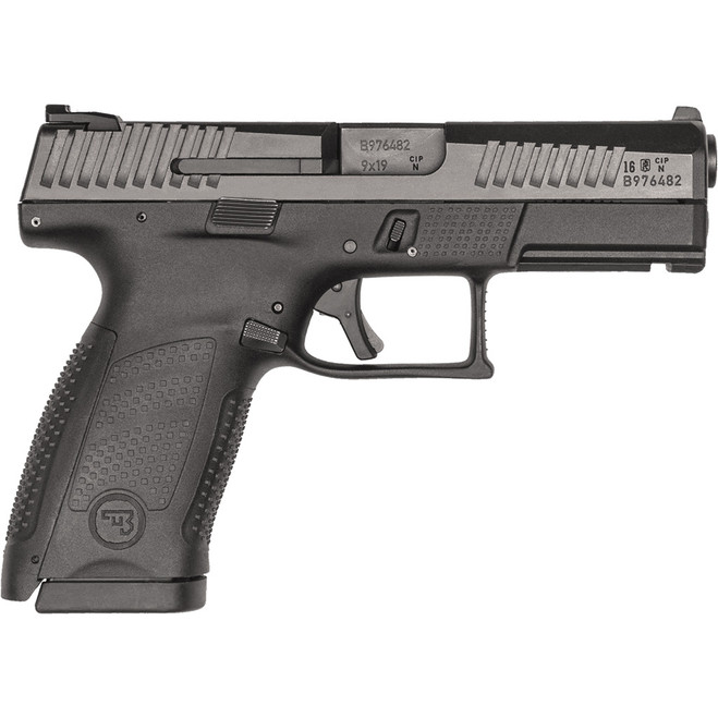CZ P-10 C Pistol 9 mm 4.02 in. Black/Nitride 15+1 rd. Fixed Sights CZ P-10 C Pistol 9 mm 4.02 in. Black/Nitride 15+1 rd. Fixed Sights