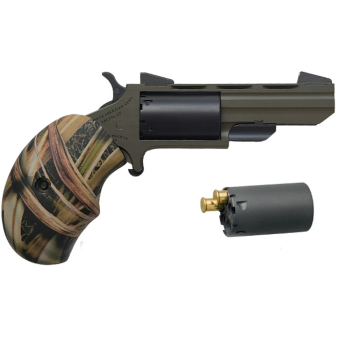 NAA Green Hunter Revolver 22 Mag. 2 in. OD Green Cerakote 5 rd