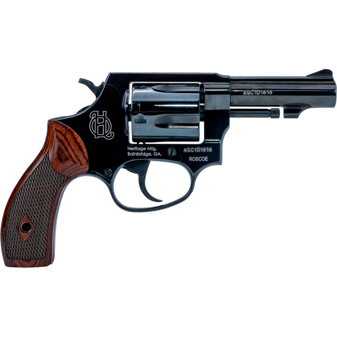 Heritage Roscoe Revolver 38 Spl. 2 in. Black Wood Grips 5 rd