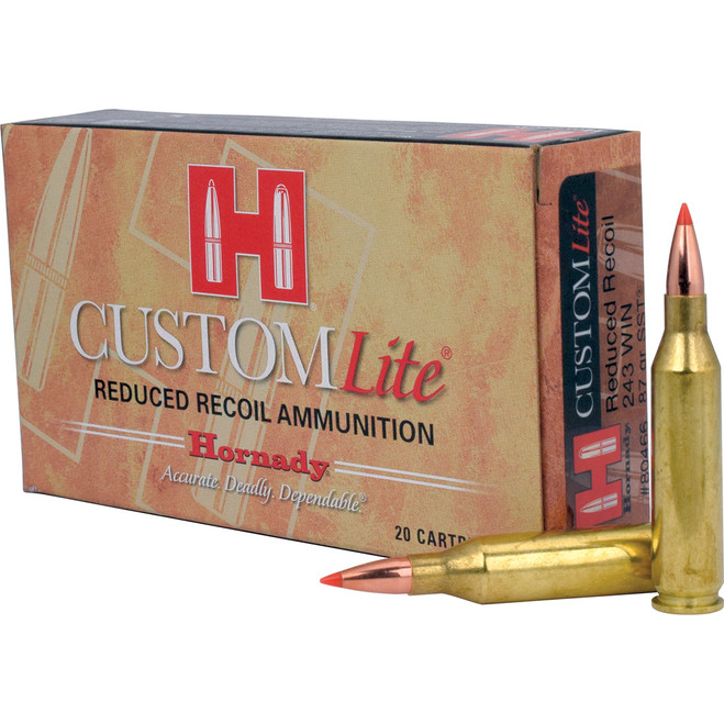 Hornady Custom Lite Rifle Ammo 243 Win 87 gr. SST 20 rd. Hornady Custom Lite Rifle Ammo 243 Win 87 gr. SST 20 rd.