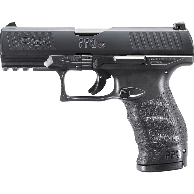 Walther PPQ M2 Pistol 45 ACP 4.25 in. Black 10 rd. Walther PPQ M2 Pistol 45 ACP 4.25 in. Black 10 rd.