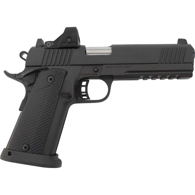 Armscor Rock Standard 1911-A2 FS Tact Pistol 9mm Black Optic Mounted 17 rd Armscor Rock Standard 1911-A2 FS Tact Pistol 9mm Black Optic Mounted 17 rd