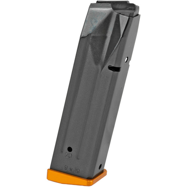 CZ Pistol Magazine 9mm 20 rd. Fits TS Orange w/Orange Alum Base Pad