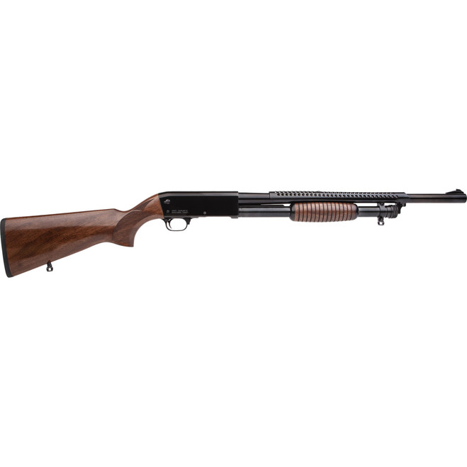 Rock Island T1897 Pump Shotgun 12 ga. 3 in. Black 18.5 in. Wood Stock 5 rd. Rock Island T1897 Pump Shotgun 12 ga. 3 in. Black 18.5 in. Wood Stock 5 rd.