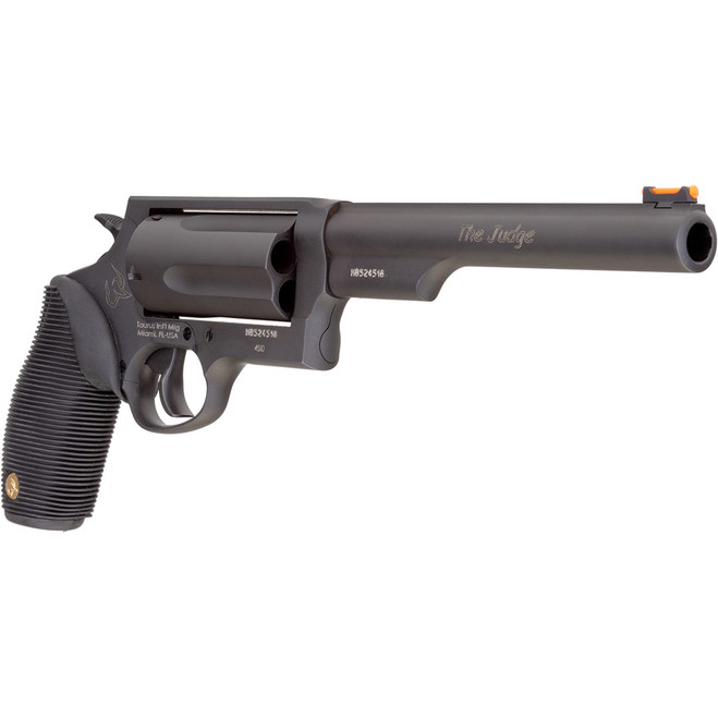 Taurus Judge Revolver 45 Colt/410 ga. Black 6.5 in. 5 rd. Taurus Judge Revolver 45 Colt/410 ga. Black 6.5 in. 5 rd.