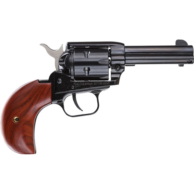 Heritage Rough Rider Revolver 22LR/22 mag 3.75 in. Blued/Birds Head Grips 6 rd. Heritage Rough Rider Revolver 22LR/22 mag 3.75 in. Blued/Birds Head Grips 6 rd.