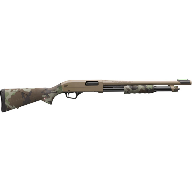 Winchester SXP Defender Shotgun 12 ga. 18 in. Woodland FDE 3 in. Winchester SXP Defender Shotgun 12 ga. 18 in. Woodland FDE 3 in.