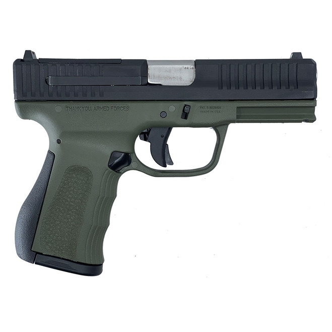 FMK Mach 9 G3 Pistol 9mm OD Green 14 Rd. FMK Mach 9 G3 Pistol 9mm OD Green 14 Rd.