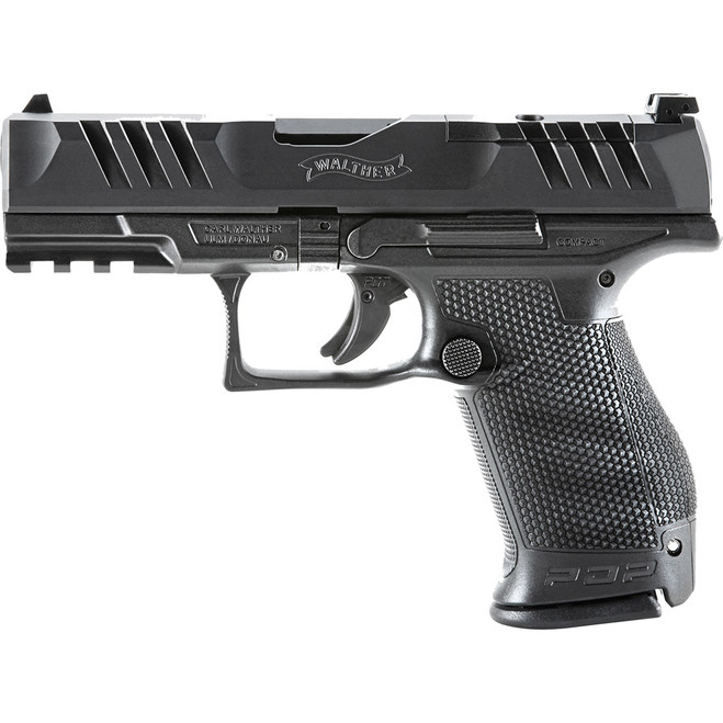 Walther PDP Compact Optic Ready Pro SD Pistol 9mm 4.6 in. Black 10 rd. Threaded Walther PDP Compact Optic Ready Pro SD Pistol 9mm 4.6 in. Black 10 rd. Threaded