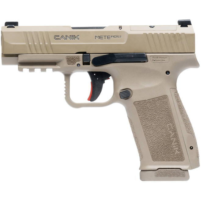 Canik Mete MC9 LS Pistol  9mm 3.63 in . FDE 17 Rd. Canik Mete MC9 LS Pistol  9mm 3.63 in . FDE 17 Rd.