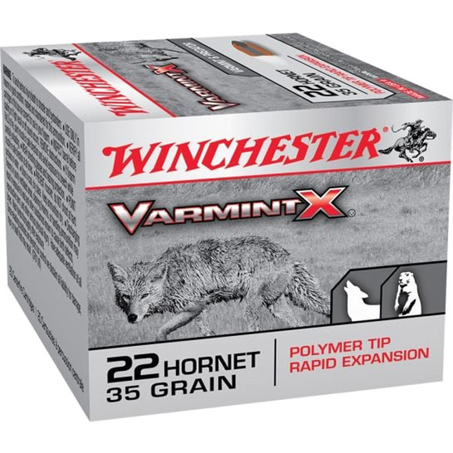 Winchester Varmint X Rifle Ammo 22 Hornet 35 gr. 20 rd. Winchester Varmint X Rifle Ammo 22 Hornet 35 gr. 20 rd.