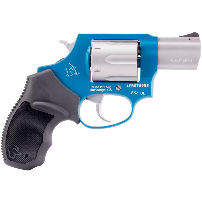 Taurus 856 Ultra Lite Revolver 38 Spl. 2 in. Sky Blue and SS 6 rd.