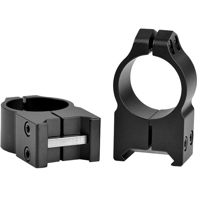 Warne Maxima Vertical PA Scope Rings Matte Black 1 in.