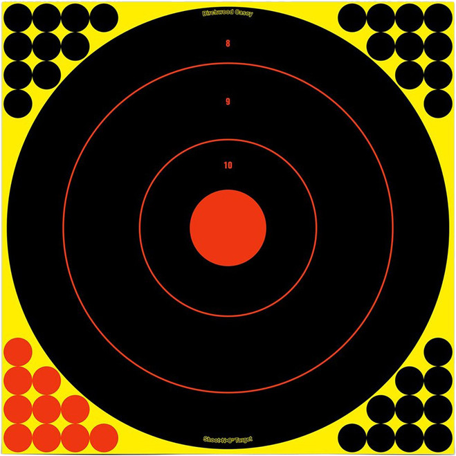 Birchwood Casey Shoot-N-C Target Bullseye 12 in. 5 pk. Birchwood Casey Shoot-N-C Target Bullseye 12 in. 5 pk.