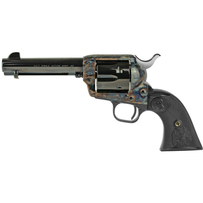 Colt SA Army Revolver 45 Colt 4.75 in. Colored Case Blued 6 rd. Colt SA Army Revolver 45 Colt 4.75 in. Colored Case Blued 6 rd.
