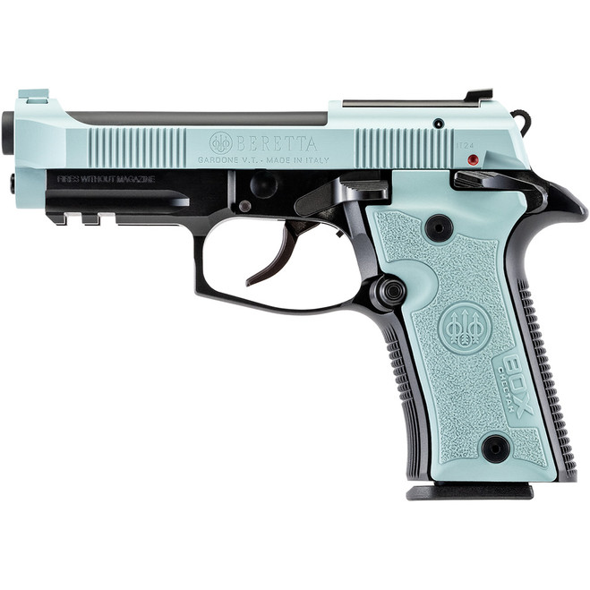 Beretta 80X LED Cheetah 380 ACP 3.9in Barrel 13rd Magazine Tiffany Blue