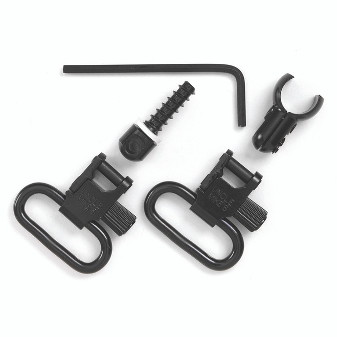 Uncle Mike's QD Swivels 100 1 in. Blued