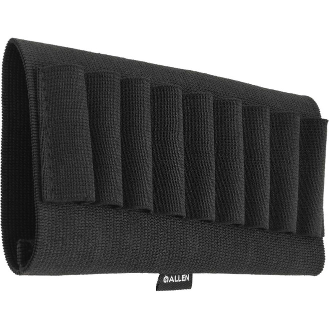 Allen Elastic Buttstock Shell Holder Black for Shotguns