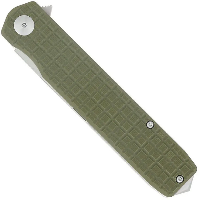 CobraTec Large Cayden Drop Knife Folding Blade OD Green