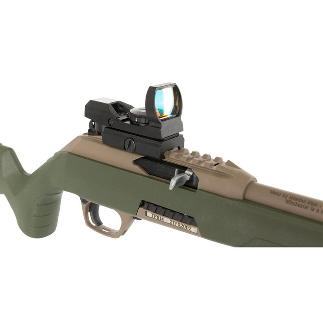 Winchester Wildcat Combo Rifle 22 LR. 16.5 in. Tan & OD Green with Reflex Sight Winchester Wildcat Combo Rifle 22 LR. 16.5 in. Tan & OD Green with Reflex Sight