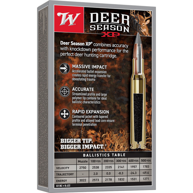 Winchester Deer Season XP Rifle Ammo 30-06 Sprg 180 gr. 20 rd. Winchester Deer Season XP Rifle Ammo 30-06 Sprg 180 gr. 20 rd.