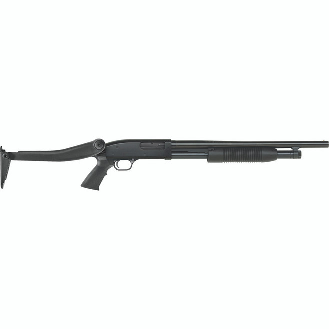 Maverick 88 Security Shotgun 12 ga. 18.5 in. Synthetic Black 3in Top Folding RH Maverick 88 Security Shotgun 12 ga. 18.5 in. Synthetic Black 3in Top Folding RH