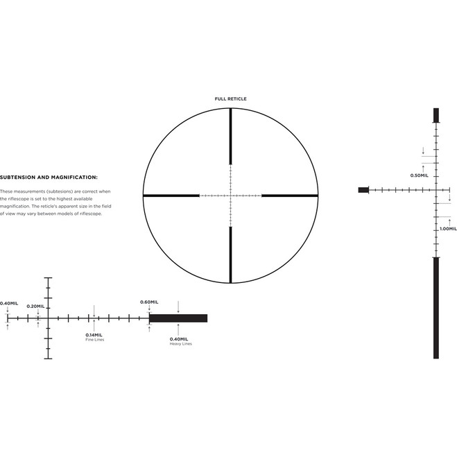Leupold VX-5HD Gen 2 Rifle Scope 3-15x44mm Mil CDS-ZL2 Side Focus HTMR
