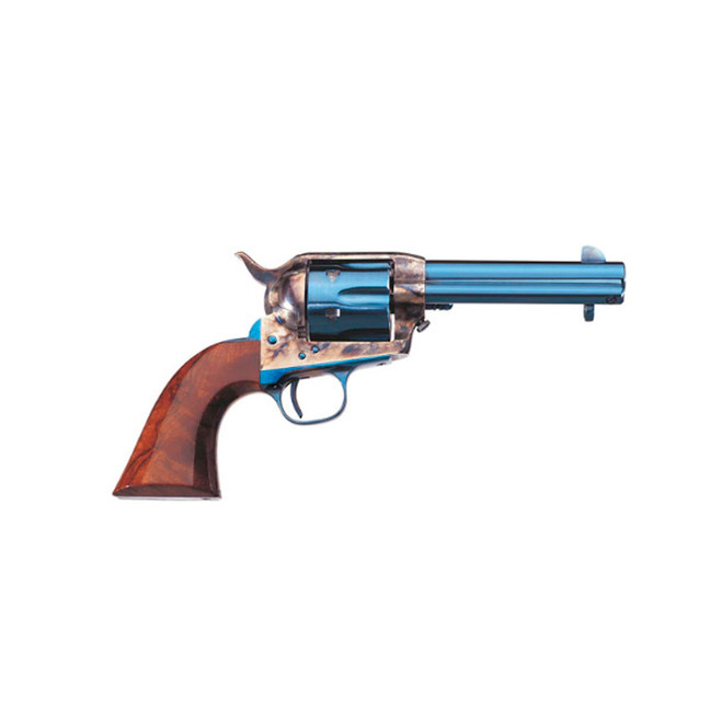 Uberti 1873 Cattleman Revolver 45 Colt 6 Rd Charcoal Blue/Wood Grip 4.75 in.