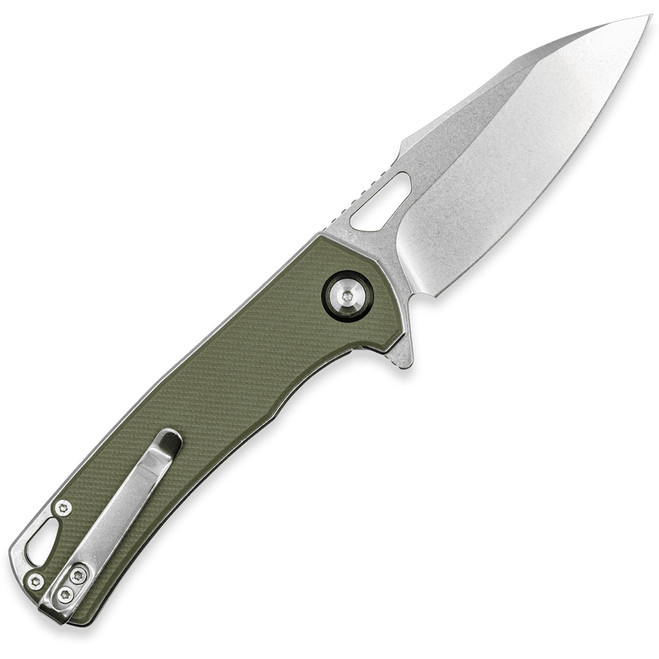 CobraTec Wolverine Liner Lock Drop Knife Folding Blade OD Green