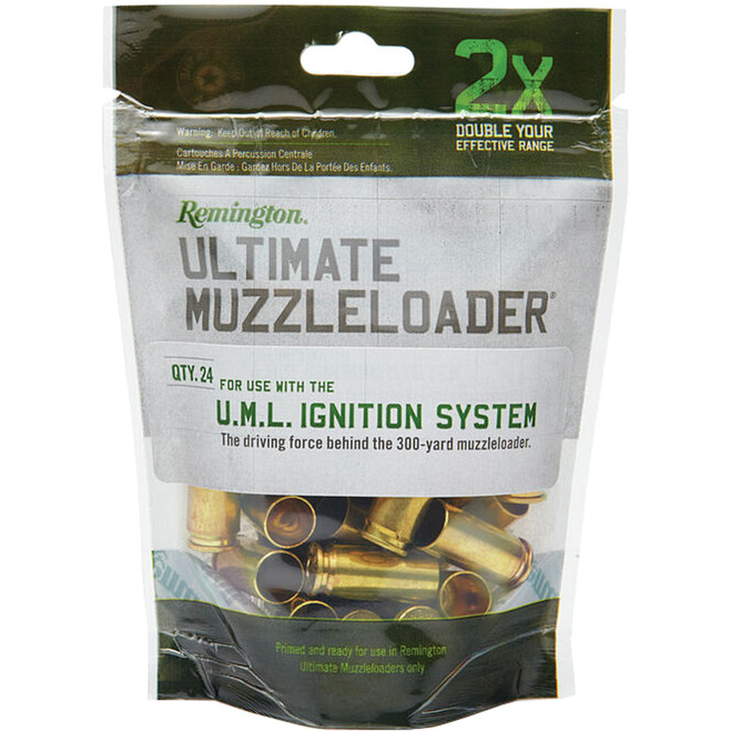 Remington Ulitmate Muzzleloader Primed Brass 24 pk.