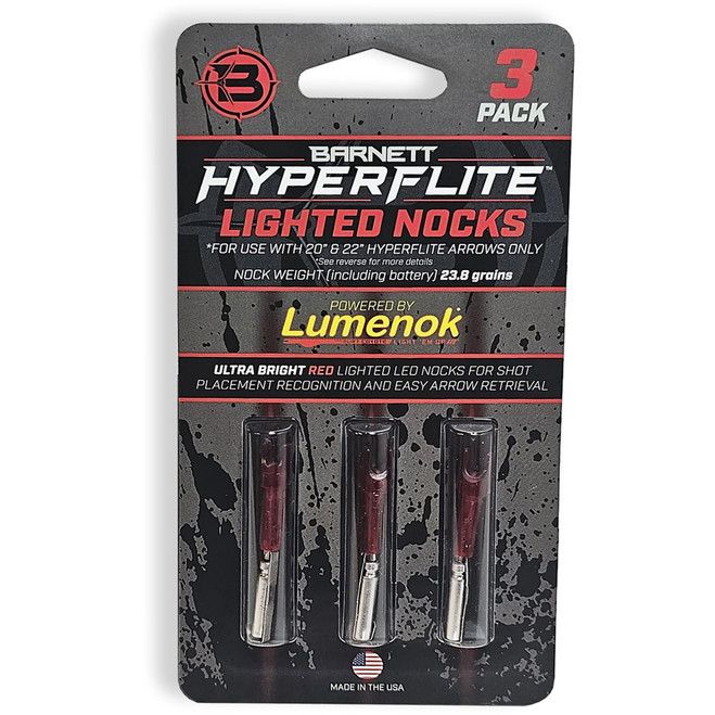 Barnett Hyperflite Lumenok Lighted Nocks