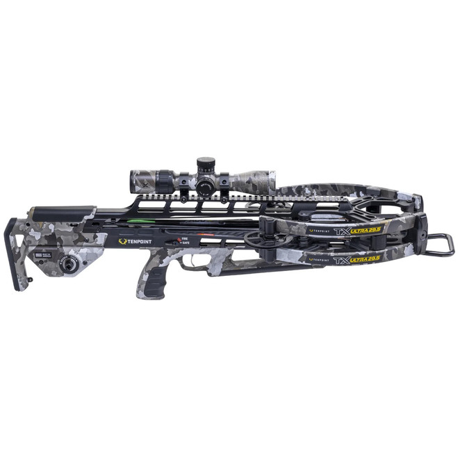 TenPoint TX Ultra 29.5 Crossbow Package ACUslide MAXX EVO-X Elite Camo Scope