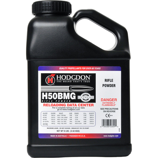 Hodgdon H50BMG Powder Extreme Rifle HAZMAT