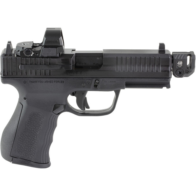 FMK G3 Strike Threaded Barrel Pistol 9mm 4.5 in BLK w/Comp, Red Dot, Sup Sight 14/17rd