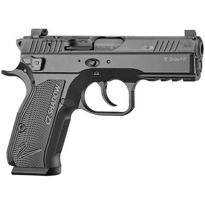 CZ Shadow 2 Carry Pistol 9 mm 4 in. Blk w/Decocker, Optics Ready