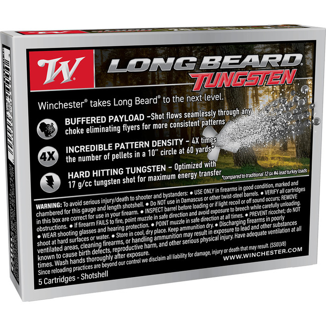 Winchester Long Beard Tungsten Load 20 ga. 3 in. #8 TS17 1 9/16 oz. 5 rd.