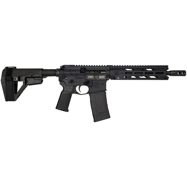 Diamondback Obsidian DB15 Pistol 300 Blackout 10 in Black M-lok SBA5 Brace 30 rd