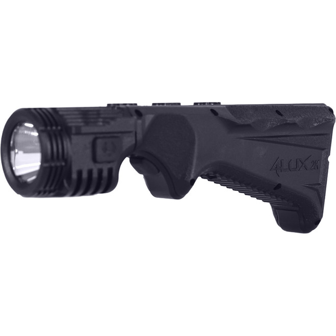 Viridian 4LUX 2K Duo Angled Foregrip w/ Tactical 1850 Lumen Light w/ Green Laser Black