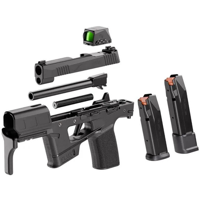 Sig Sauer P365 FLUX Pistol 9mm 3.7in Barrel 21rd Mag Brace RomeoX Optic