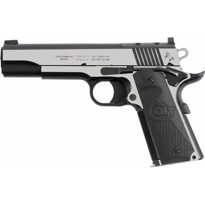 Colt 1911 Combat Elite Commander OR Pistol 9mm 5 in.Stainless w/Black PVD Two Tone 9 rd.