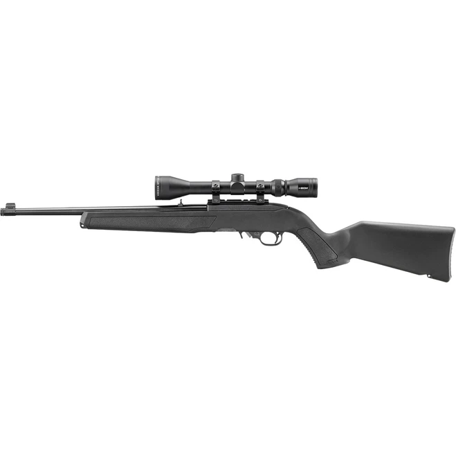 Ruger 10/22 Rifle 22 LR 16.4in Barrel 10rd Mag Viridian Scope Black
