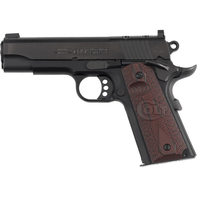 Colt 1911 Lightweight Commander OR Pistol 45 ACP 4.25 in. Anodize/Blued 8 rd.
