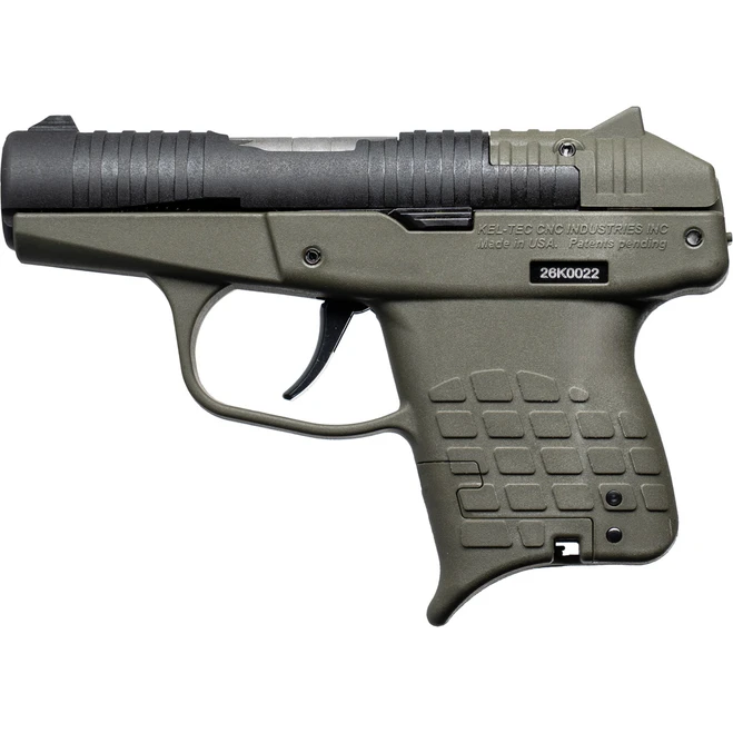 KelTec PR3AT Pistol 380 Auto 2.85 in. Green 10 rd.