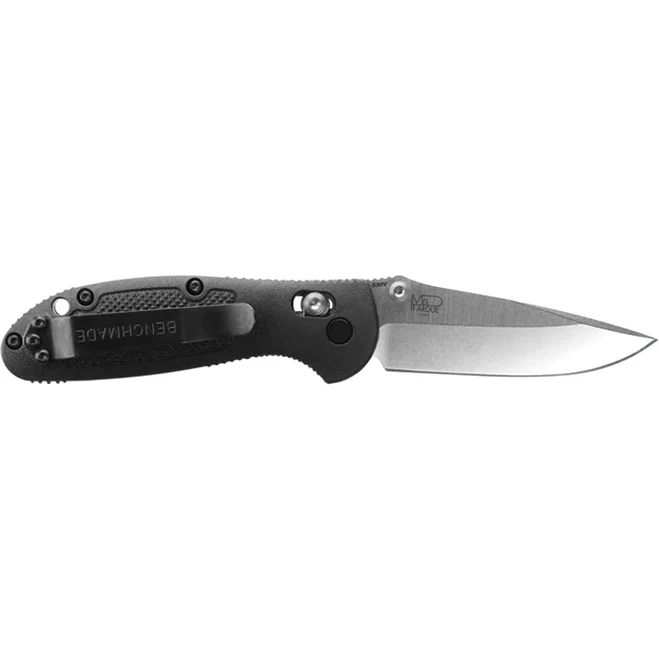 Benchmade Pardue Mini Drop Point Folding Knife Drop Point Black