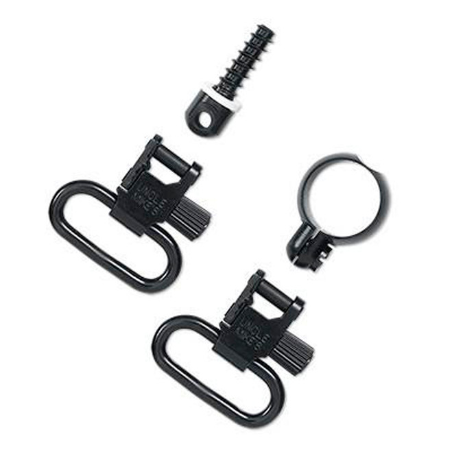 Uncle Mike's QuickDetach Sling Swivels /w Mounts Rimfire