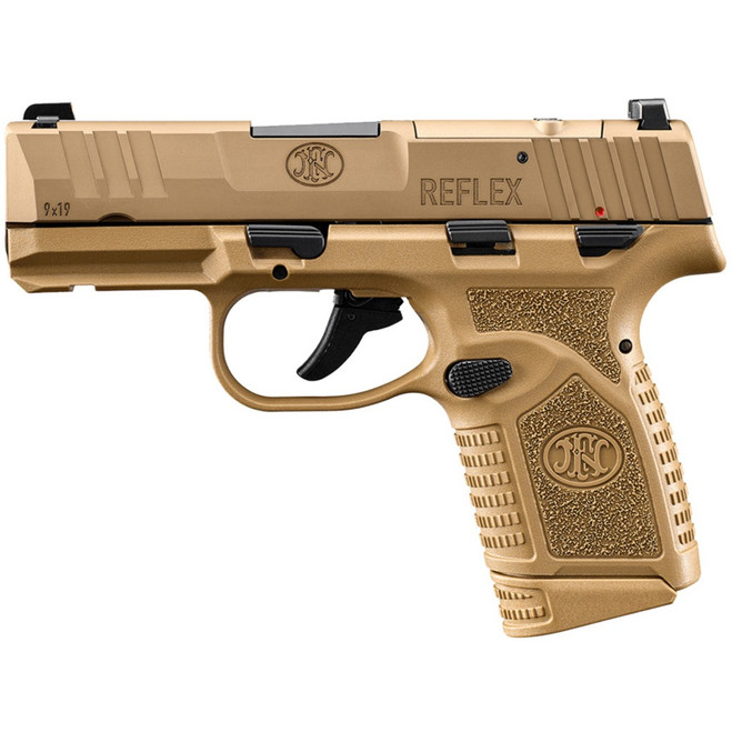 FN Reflex MRD NMS Pistol  9mm 3.3 in. FDE 10 rd. 