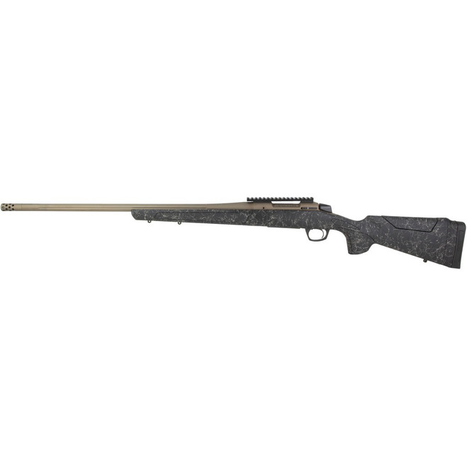 CVA Cascade Long Range Hunter Rifle 6mm Creedmoor 24 in Smoked Bronze BLK Webbing 4rd