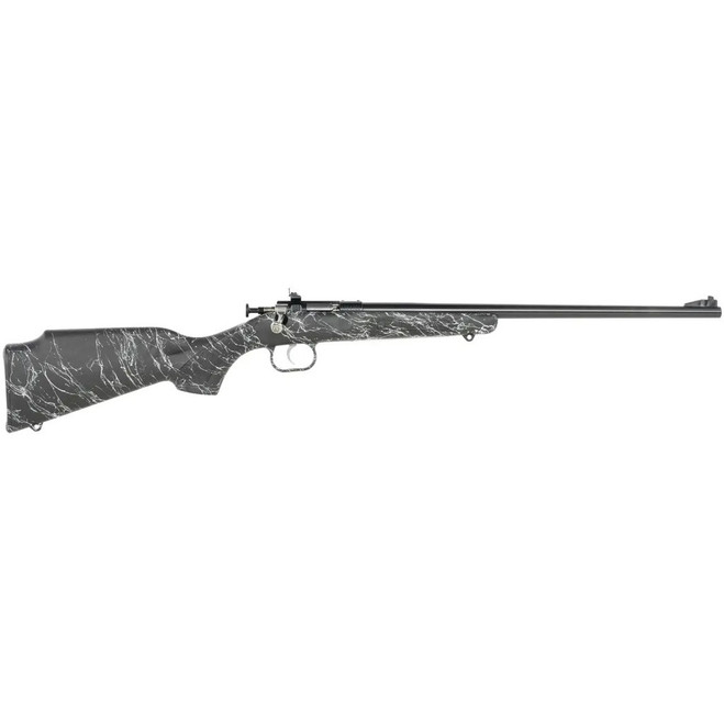 Keystone Crickett Rifle 22 LR 16.1 in. Blued/Black w/White Web