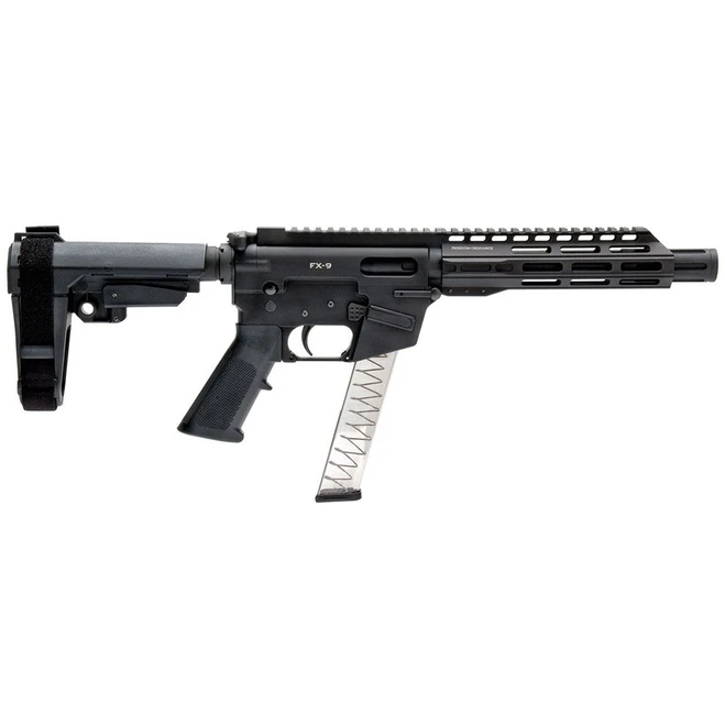Freedom Ordinance FX-9 Pistol 9mm 8in Barrel 31rd Magazine Black Brace